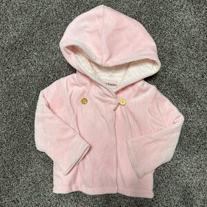 Juicy Couture Pink Hooded Baby Jacket
